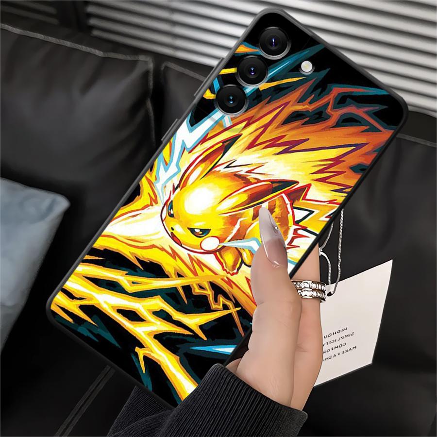 Милый чехол-футляр для телефона Pokemon Pikachu для Samsung Galaxy A05 A15 A70 A04 A06 A13 A20 A50 A17 A16 A40 A12