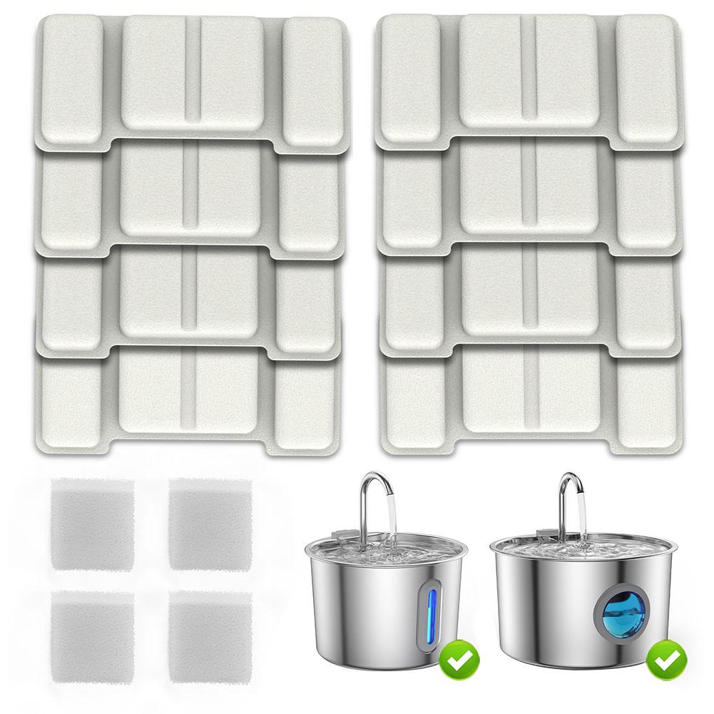 3,2 л Автоматическая поилка для домашних животных Тройная фильтрация Питьевой фонтан Фонтанчик для воды для кошек, домашних животных и мелких животных