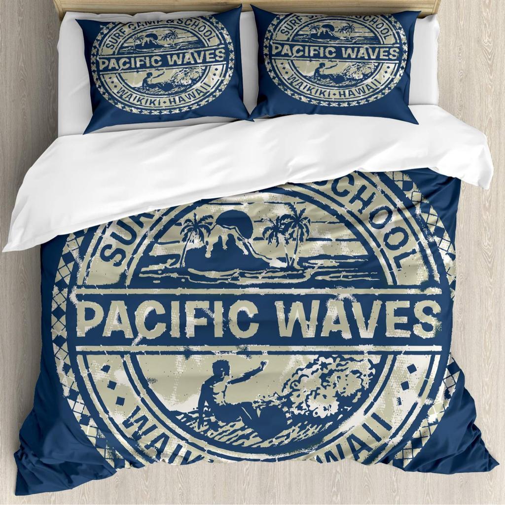 Японская манга Трехпредметный пододеяльник Цифровая печать Комплект постельного белья Сцена боя Покрывало