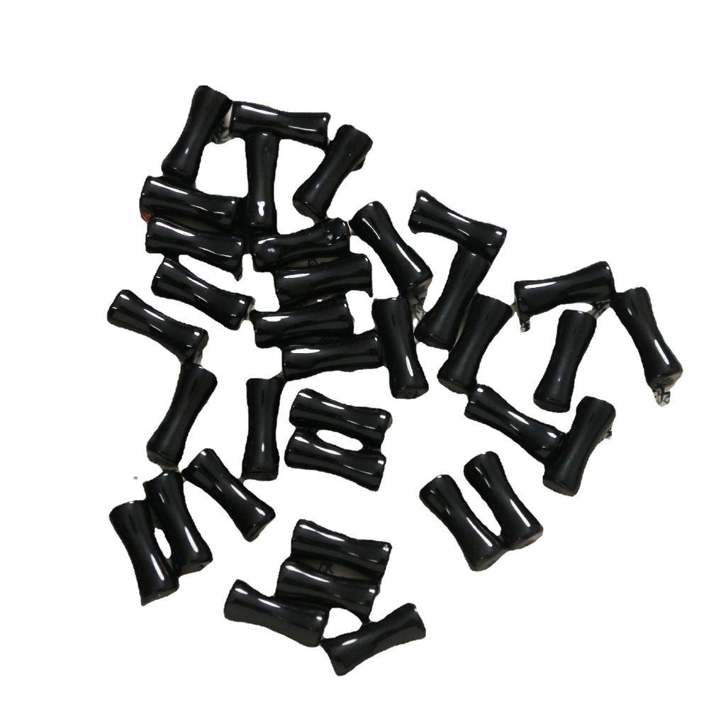 10pcs/Bag Jewelry Making Bamboo Shape Beads Loose Beads Acrylic Beads Earring Lampwork Beads Women