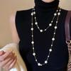 Винтажное многослойное колье с жемчугом, Франция: Универсальные, Модные Украшения в Классическом Стиле для Женщин