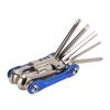 Инструмент для ремонта велосипеда 11 в 1 Легкий складной инструмент Прочный Легко носить Ежедневное использование Набор велосипедных ключей Синий