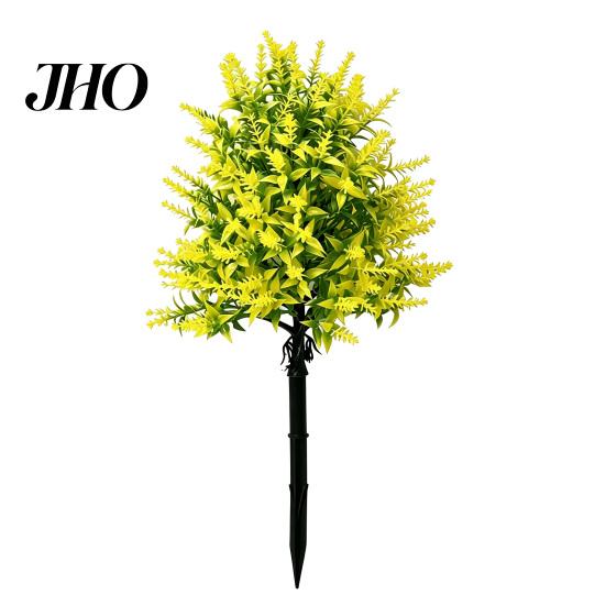 Fake Lavender Decor Artificial Topiary Ball Tree UV Resistant Shrub Bushes with Centerpiece Stake Realistic Plants for Home Wedding Patio Porch Window