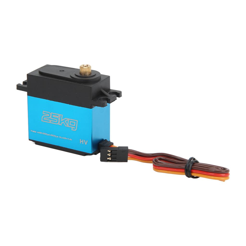 Digital Servo High Torsion Coreless Motor Metal Gear RC Car Servo for Robotic DIY RC Car 25KG55.1lb