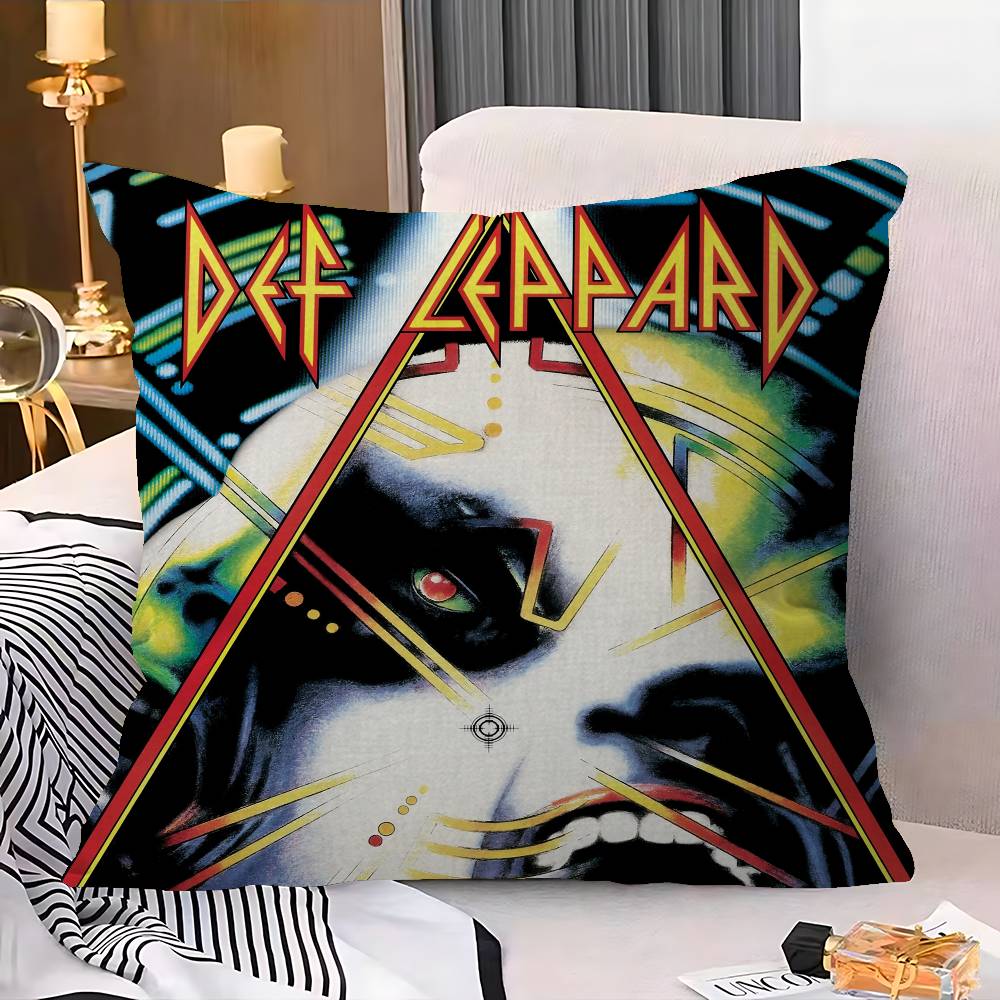 Classic Band D-Def L-Leppards Maple Design Cushion Cover Happy Autumn Harvest Decor Holiday Decorati Pillow Cover