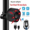 T3 Перезаряжаемый через USB задний фонарь для велосипеда с функциями сигнализации и предупреждения