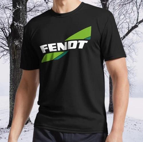 Логотип тракторов Fendt Товары с логотипом Базовая футболка с логотипом Смешная Размеры от S до 5XL