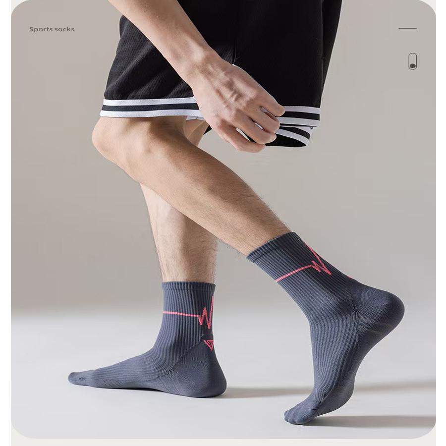 1 Pair Professional Running Socks Men's Women Marathon Cycling Socks Men Lady Sport Running Socks