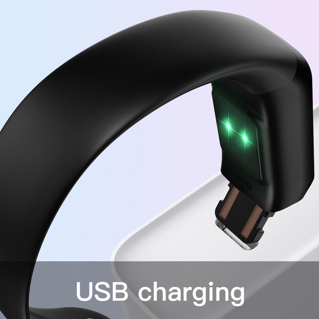 Fitness Tracker Bluetooth-compatible for iOS-Android Device with Blood Pressure Heart Rate Monitoring Sedentary Reminder