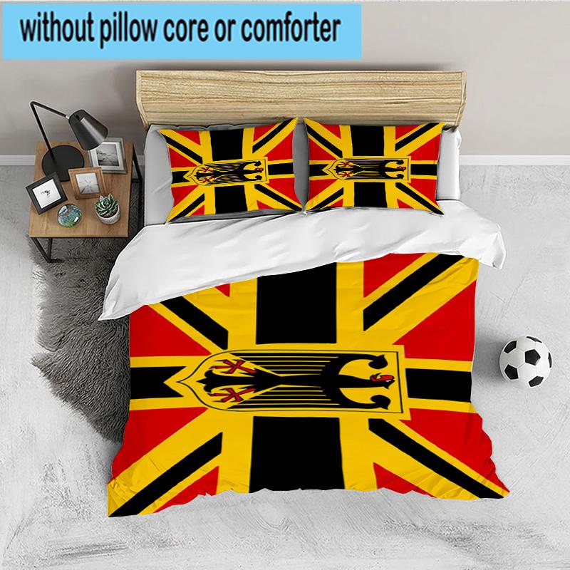 Eagle Emblem Of Germany 3PCS Bedding set,Ideal for 1pc Duvet Cover And 2pcs Pillowcases Perfect for Fan gift,Ideal for Bedroom, Dormitory