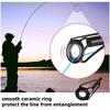 Stainless Steel Fishing Top Rod Guide Porcelain Ring 8pcs DIY Fishing Pole Tip Repair Rod Tip Accessories Fishing Tackle Pesca