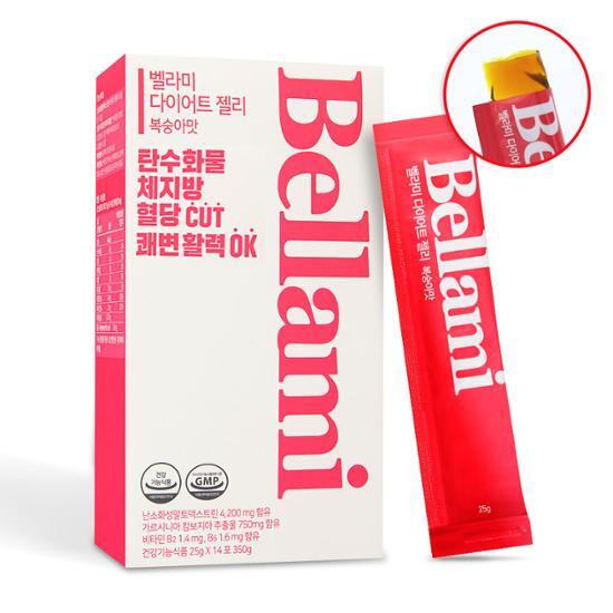 Желе Bellamy Diet со вкусом персика 25г*14 пакетов (2 недели)