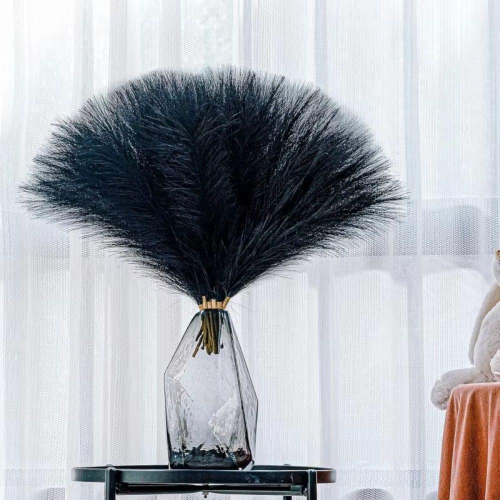 20Pcs Fluffy Texture Artificial Pampas Grass 50cm/22in Tall Artificial Flowers Wedding Decoration