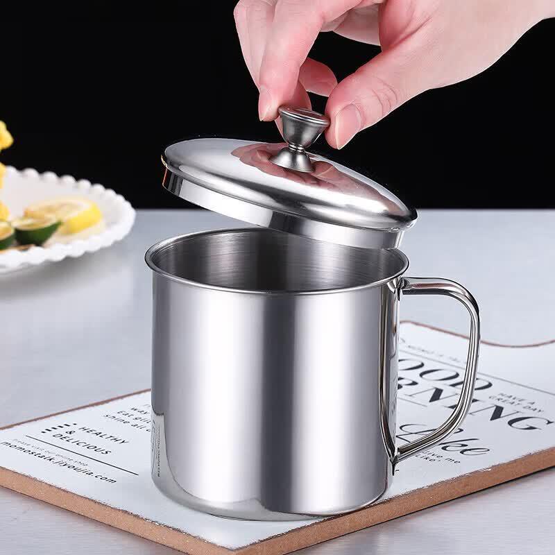 Кружка FATTBAO из нержавеющей стали 304 с ручкой