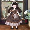 1 Set Attractive Eyes Dress Up BJD Dolls Long Hair Makeup Ball Joint Doll  Babies