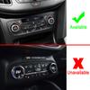 Для Ford Focus 3 MK3 MK3.5 2014 2015 2016 2017 седан ST RS универсал автомобильный переключатель контроля тепла переменного тока накладное кольцо крышка