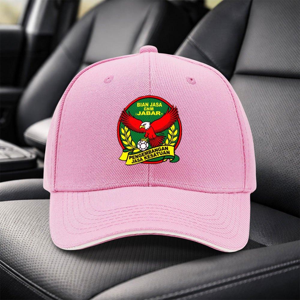Indonesian JABAR Eagle Baseball Cap Black Adjustable Duckbill Hat Unisex Outdoor Sports Cap