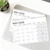 New Jan. 2026 - Jun. 2027 2026 Calendar with Hook Thick Paper Hanging Calendar Holidays Marked Colorful English Calendary Home