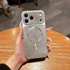 Совместимый чехол для Apple iPhone: 17 Pro Max Джинсовая текстура, Магнитное притяжение с C-образным кольцом, Защитный чехол для iPhone 16 и 15/14 Plus.