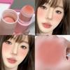 Blush Stick Matte Mist Natural White Blush Monochrome Blush Sponge Head Vitality Girl Waterproof Lasting Set Daily Makeup Fashion Makeup