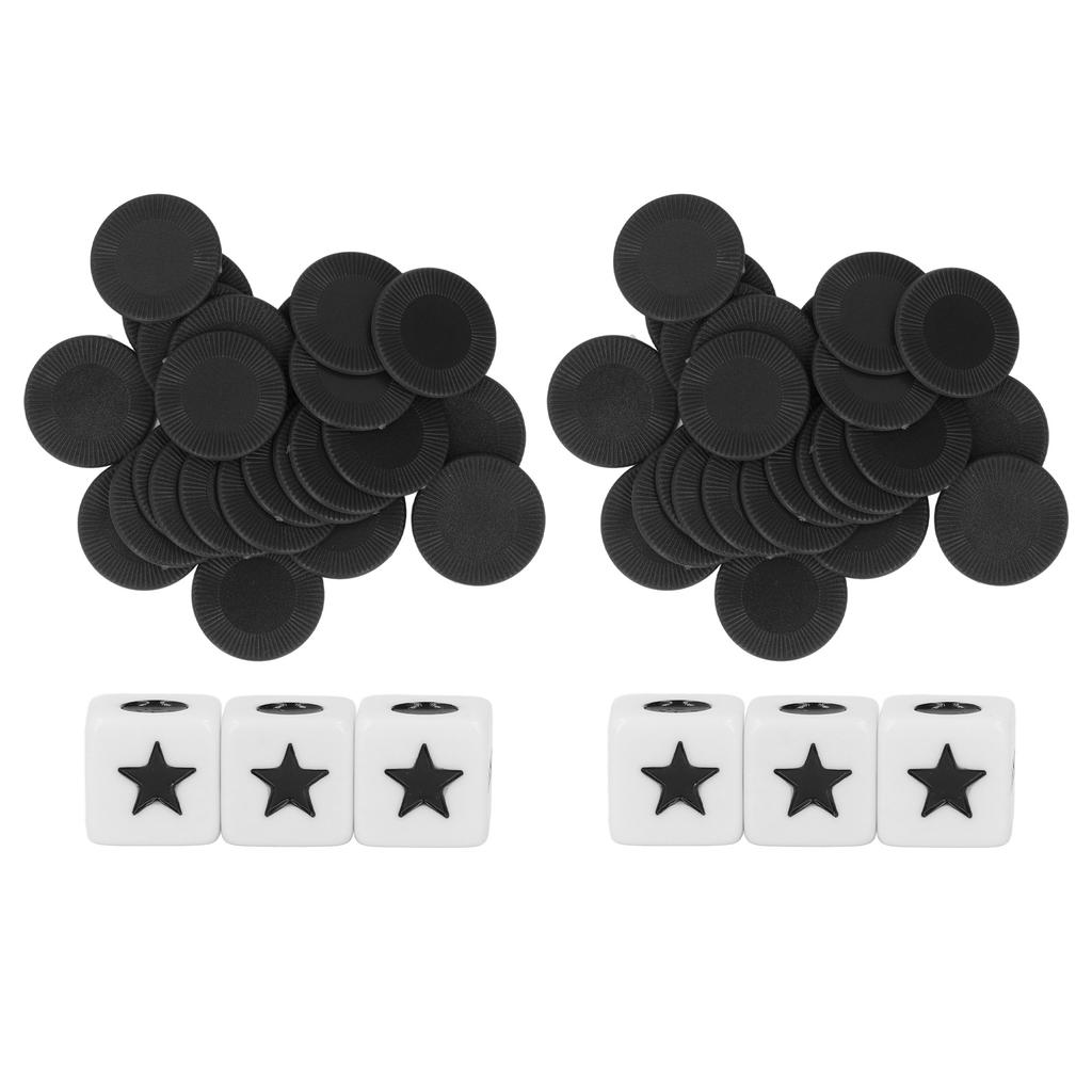 2 набора игральных костей слева и справа по центру, многоцелевой, веселый, инновационный, интерактивный игровой набор для всей семьи