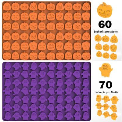 Форма для выпечки тыквы на Хэллоуин, призрачной еды, закусок, свечей, эпоксидной смолы, силиконовых форм, рождественских подарков, шоколадной крошки, печенья