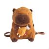 Capybara Backpack Cartoon for Vacation Adults Kids Lightweight Plush Toy
