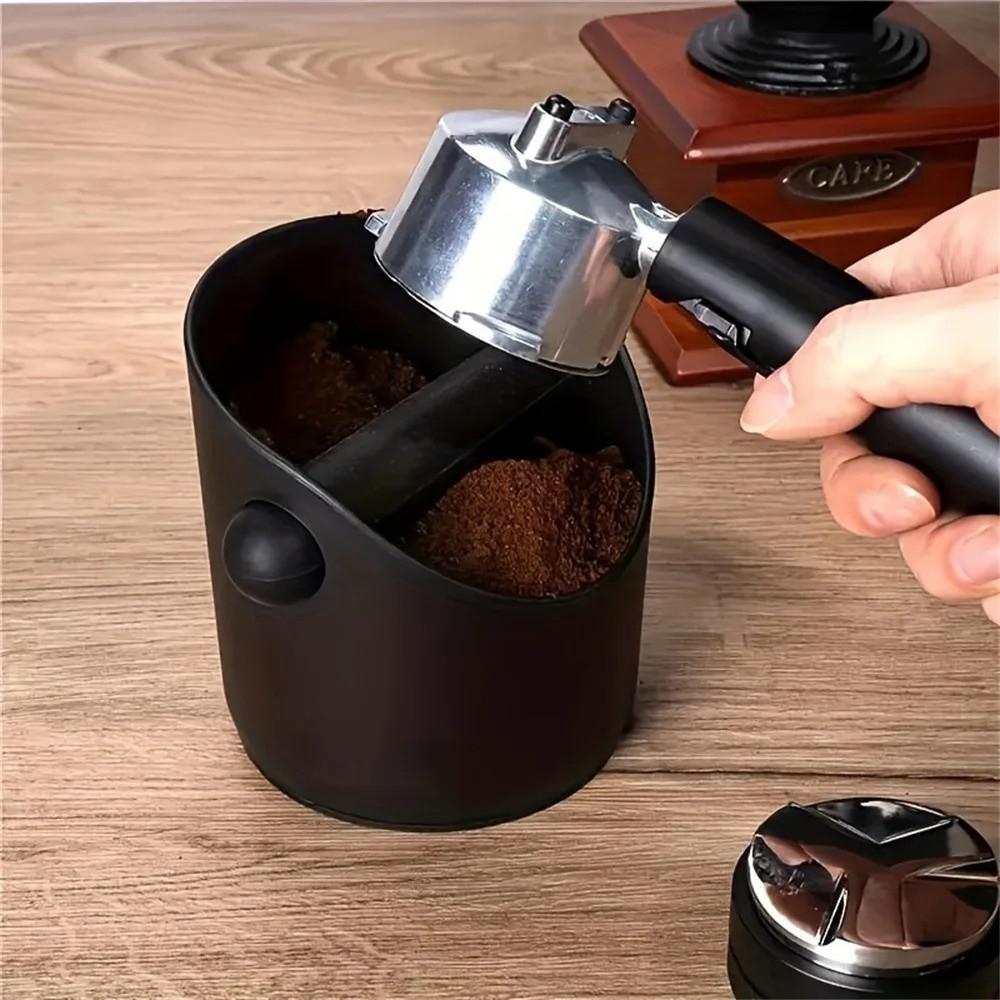 500ml Coffee Grounds Storage Bucket Splash-proof Espresso Dump Bin Coffee Grounds Bin Household