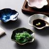 Японская керамическая тарелка, ретро-глазурь для барбекю, мини-блюдо для макания, сашими, суши, соевый соус, тарелки для закусок, домашний стол, новые