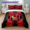 West Bromwich Albion FC Custom Name Text Bedding Set 1 Duvet Cover+2 Pillowcases Soccer Logo Personalized Gift For Special Occasion Bedroom Decor