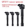 Комплект из 4 катушек зажигания 5C1382 UF583 для Honda CR-V, Accord, Civic 2.0L 2002-2009 гг.