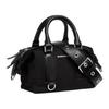Dsquared2 Letter Logo Zipper Closure Polyester Shoulder Crossbody Handbag Small Women handbag Black HBW0065117000012124