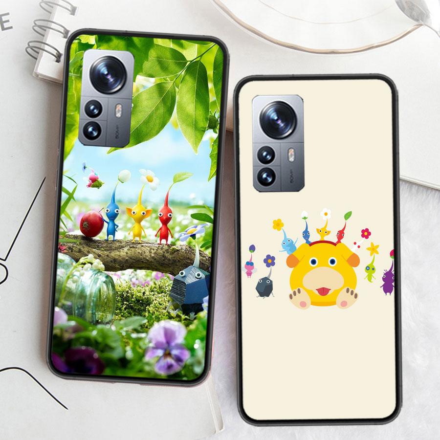Игровой чехол для телефона Pikmin 4 для Xiaomi Poco X7 X6 X5 X4 X3 GT NFC M4 M5 Pro 5G M3 Mi F6 F5 F4 F3 F2 F1 Capa Coque TPU Чехол Прозрачный F