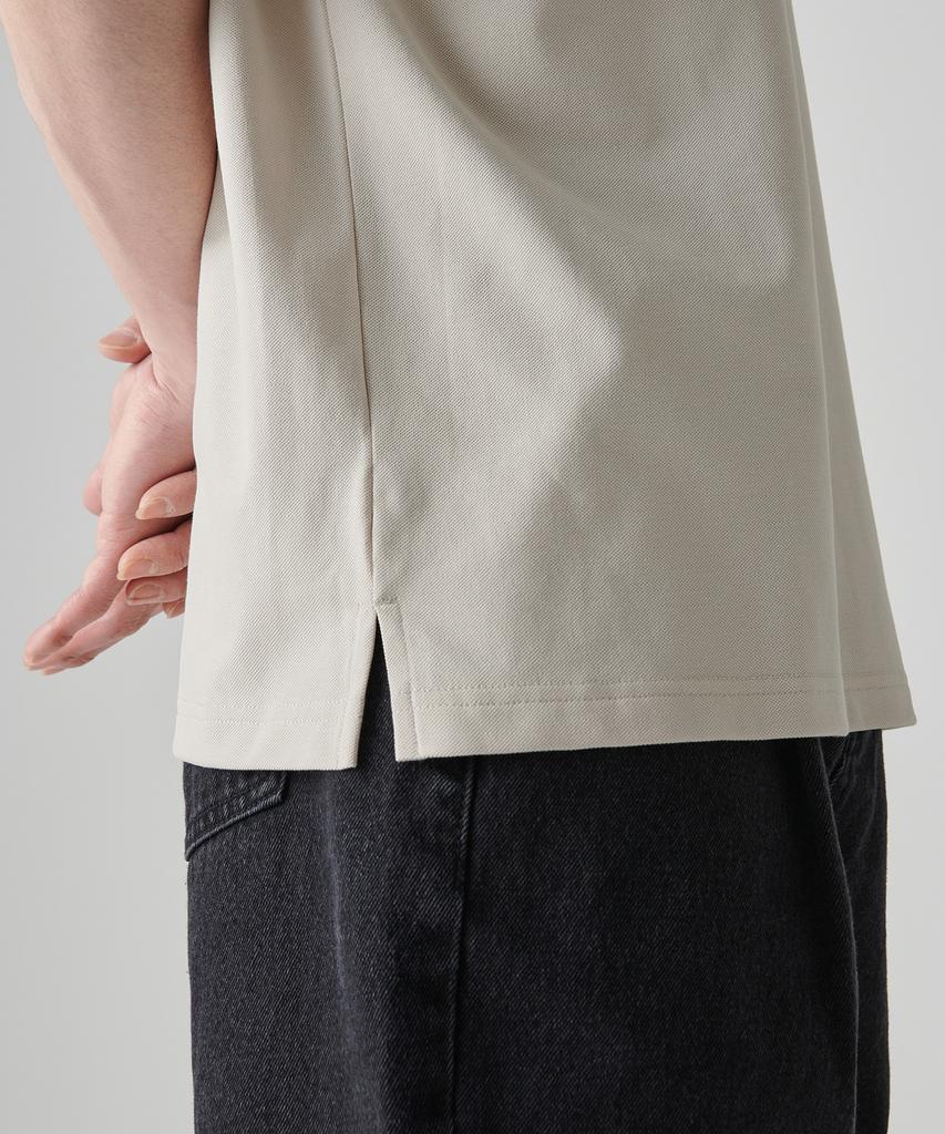 MUSINSA STANDARD [Cooltandard] Relaxed Fit Pique Polo Shirt [Ecru]