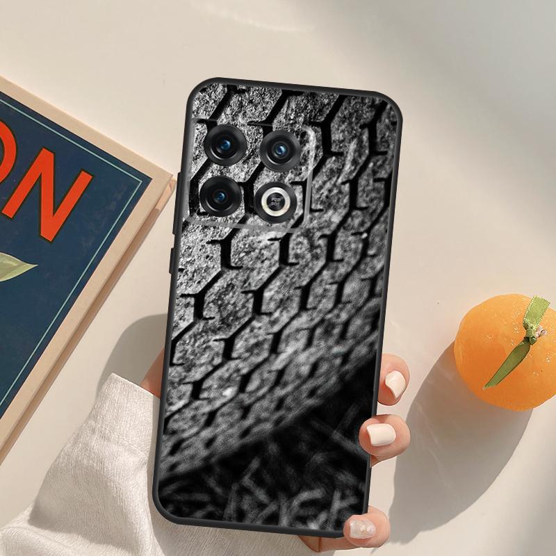 Tire Tread Wheel Case For OnePlus 13T 10T 10R 12R 13R 15 13 12 11 10 9 Pro Nord CE 5 2 3 4 Lite N20 N30 Cover