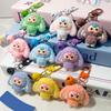 Babythree Kawaii Mini Keychains Flocking Backpack Pendant Key Chain Pendant Doll Cute Backpack Keyring Pendant Gifts for Girls