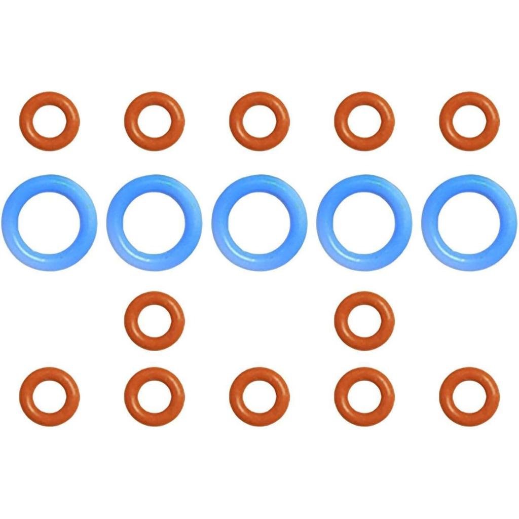 Набор уплотнительных колец 17 шт./компл. для эспрессо-машин BES900 BES920 BES980 BES990, включает 5 шт. синих больших, 12 шт. красных маленьких