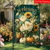 Thanksgiving Welcome Blue Pumpkin Garden Flag_new_4 (3)_1 (1)- Outdoor Garden Flag Double-sided Home Decoration Courtyard Decoration Outdoor Decoratio