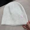 High version rabbit fur knitted wool hat women's autumn and winter thin bag head warm ear protection face small pile cold hat