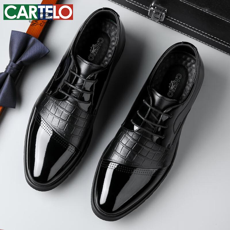 CARTELO Мужские классические деловые туфли дерби