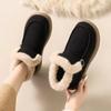 Women's Snow Boots New Velvet Comfortable Warm Cotton Boots Anti Slip Soft Bottom Belt Buckle Casual Short Boots