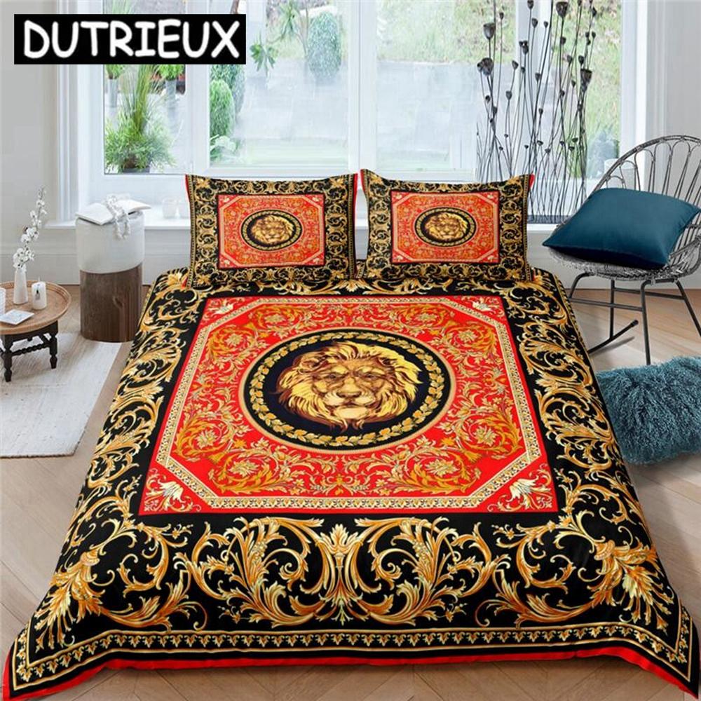 European Luxury Bedding Sets 3d Digital Printed Bohemian 2/3pcs High Quality Duvet Cover Set DE/EU/US Size Comforter Bedspread