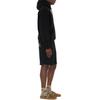 Burberry Casual Shorts Men's Black Cross Stitch EKD 81105581
