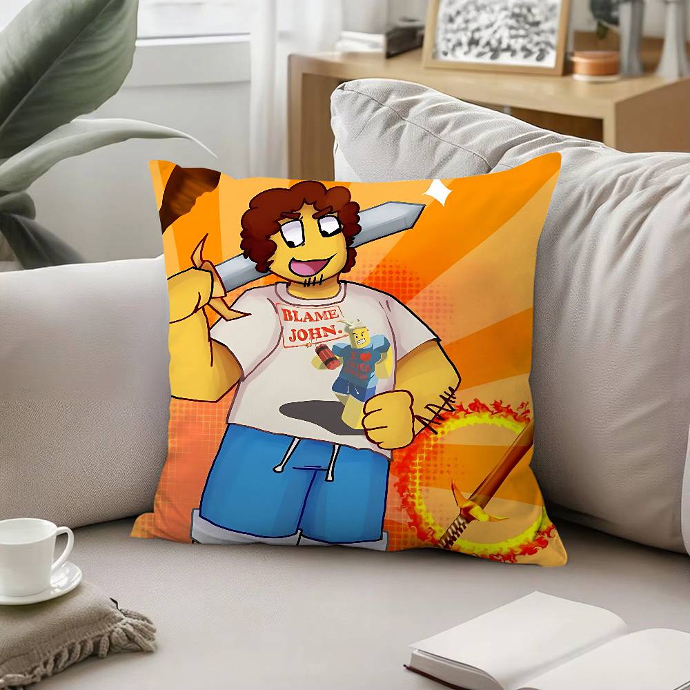 Fried Chicken Shedletsky Anime Pillow Case Sofa Living Room Decorative Cushion Covers Dustproof And Miteproof Invisible Zipper
