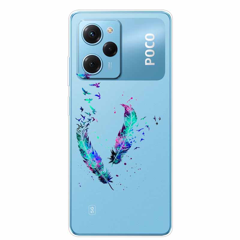 Для POCO X5 Pro 5G Чехол Прозрачный ТПУ Силикон Мягкие Чехлы для Телефона для Xiaomi Poco X5 5G Чехлы Poco X 5 Pro Прозрачные Capas PocoX5