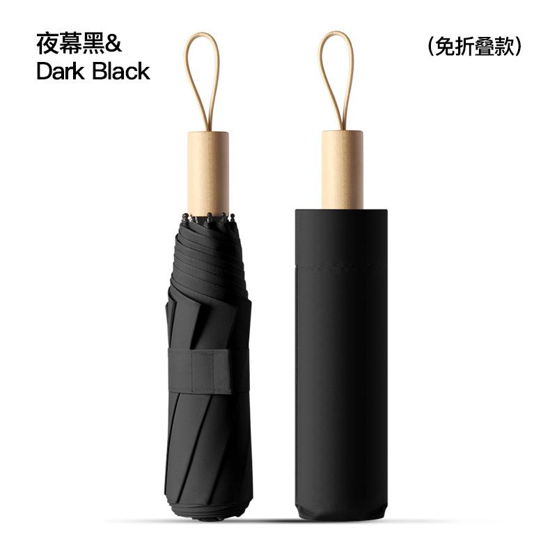 Новый трехсекционный зонт, легко складывается вручную, накладка с эффектом памяти, инновационный зонт, легкий, усовершенствованный второй зонт без складывания