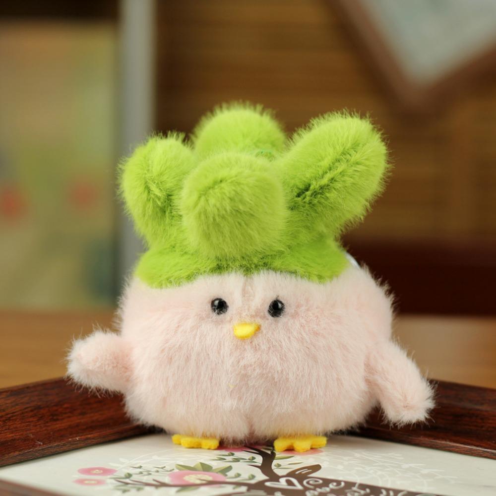 with Voice Cabbage Chicken Keychain Stuffed Chicken Plush Keychain  Kid Girl Boy