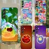Чехол для телефона S-Slime Rancher Чехол для телефона для Samsung S25,S24,S21,S22,S23,S30,Ultra,S20,Plus,Fe,Lite,Note,10,9,5G Черный Чехол