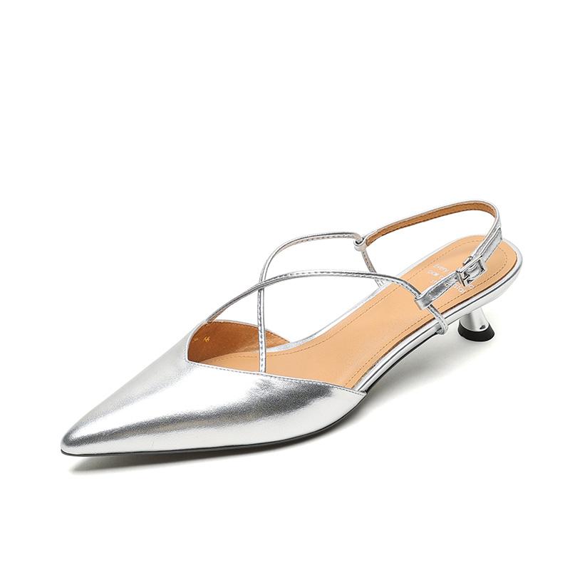 Модные новые летние сандалии из овечьей замши, женская обувь, сандалии с острым носком для женщин, модные сандалии с закрытым носком, обувь ручной работы из натуральной кожи