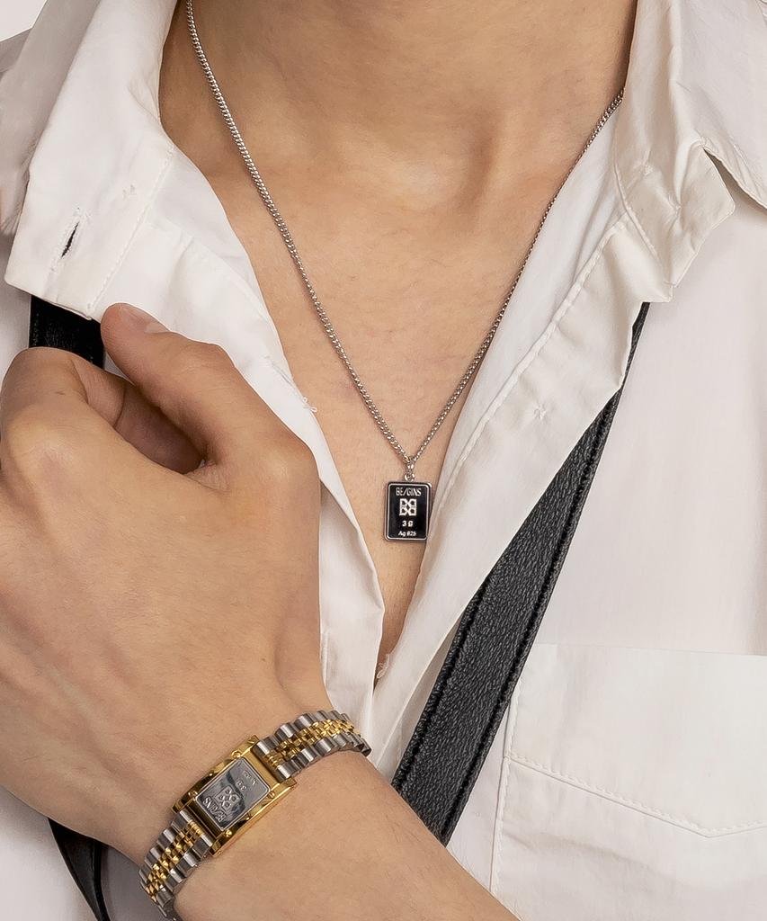 Begins Gram Silver Bar Necklace